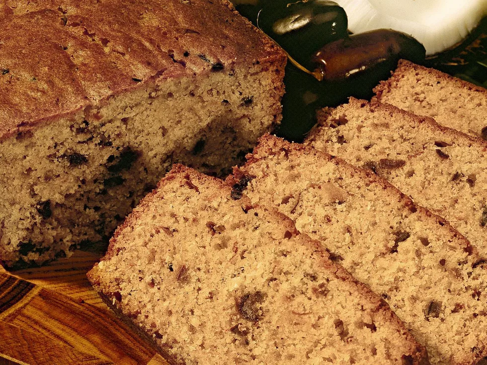 CHERRY COCONUT AND ORANGE CAKE