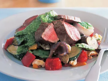 ratatouille & lamb salad