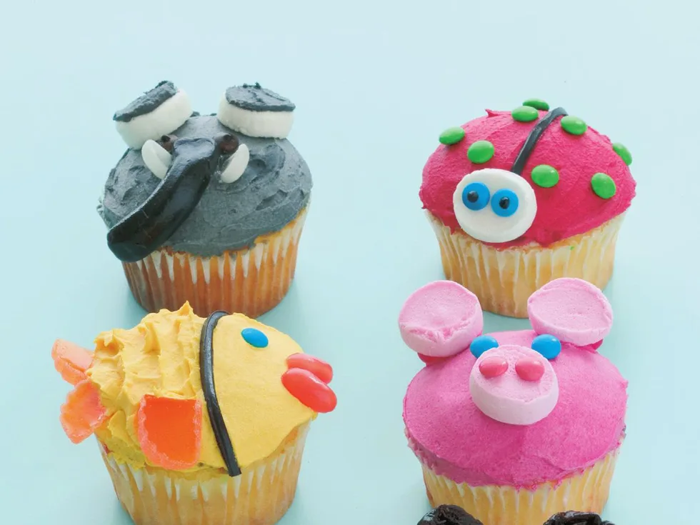Animal cupcakes