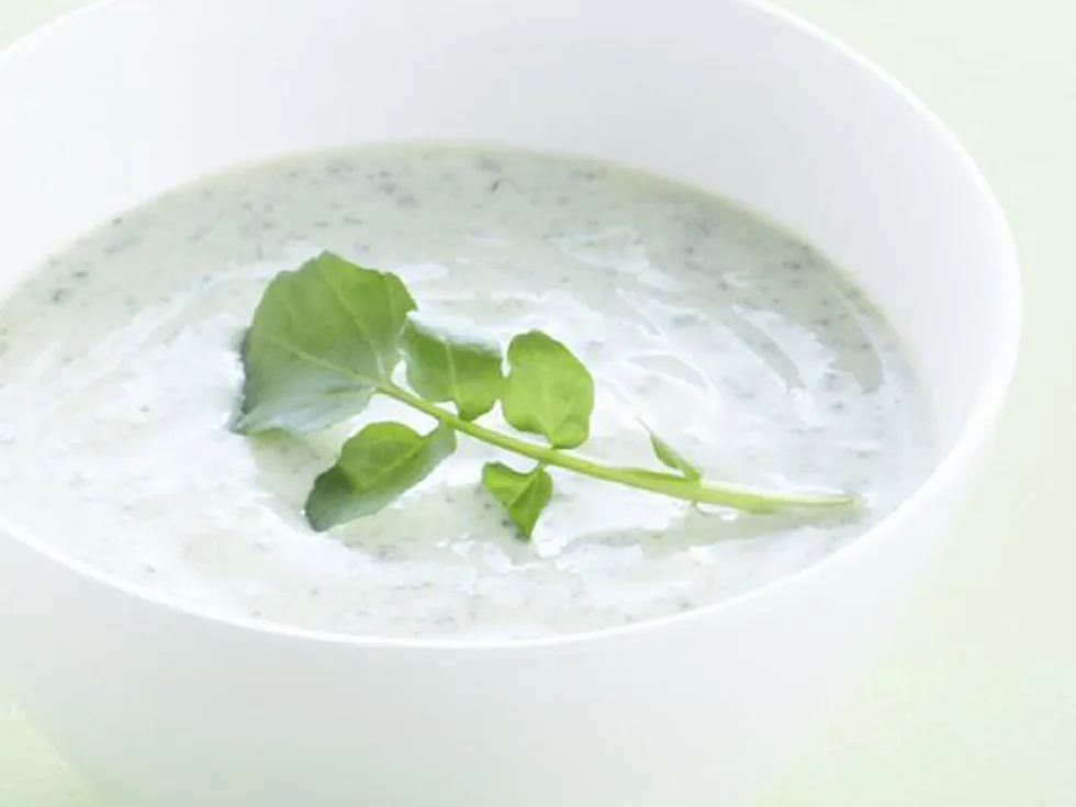 WATERCRESS AND YOGURT DIP
