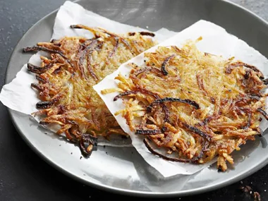 onion and potato hash