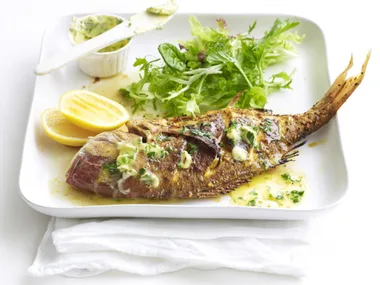 moroccan-spiced baked fish