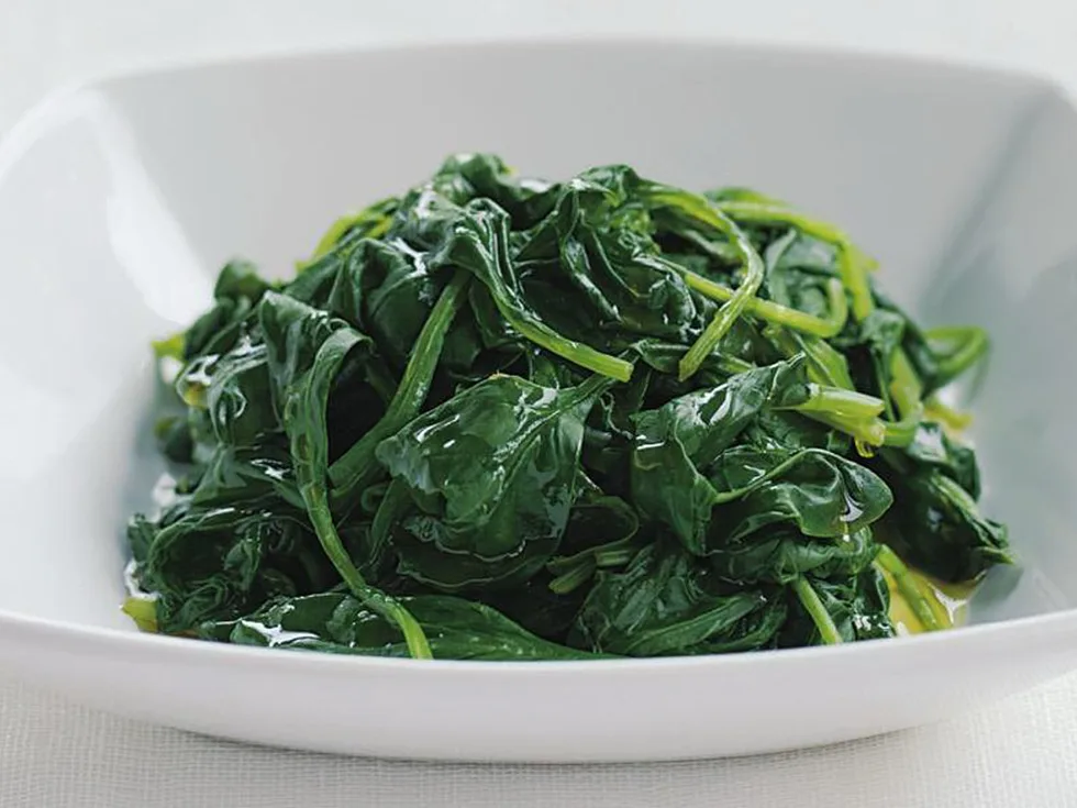 STEAMED SPINACH