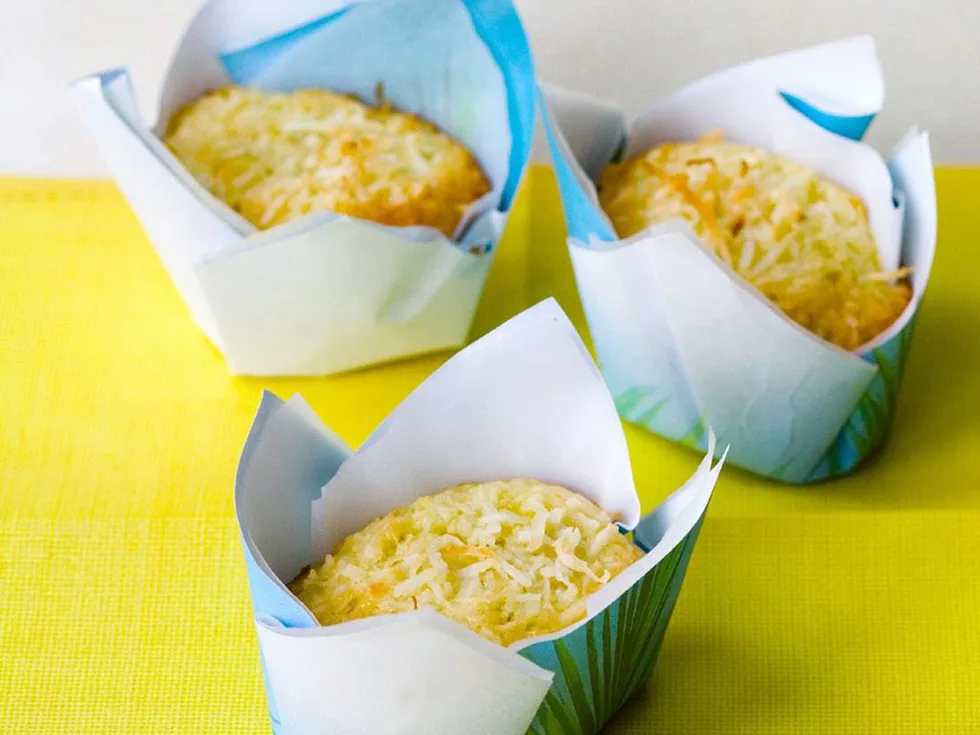 COCONUT AND PINEAPPLE FRIANDS