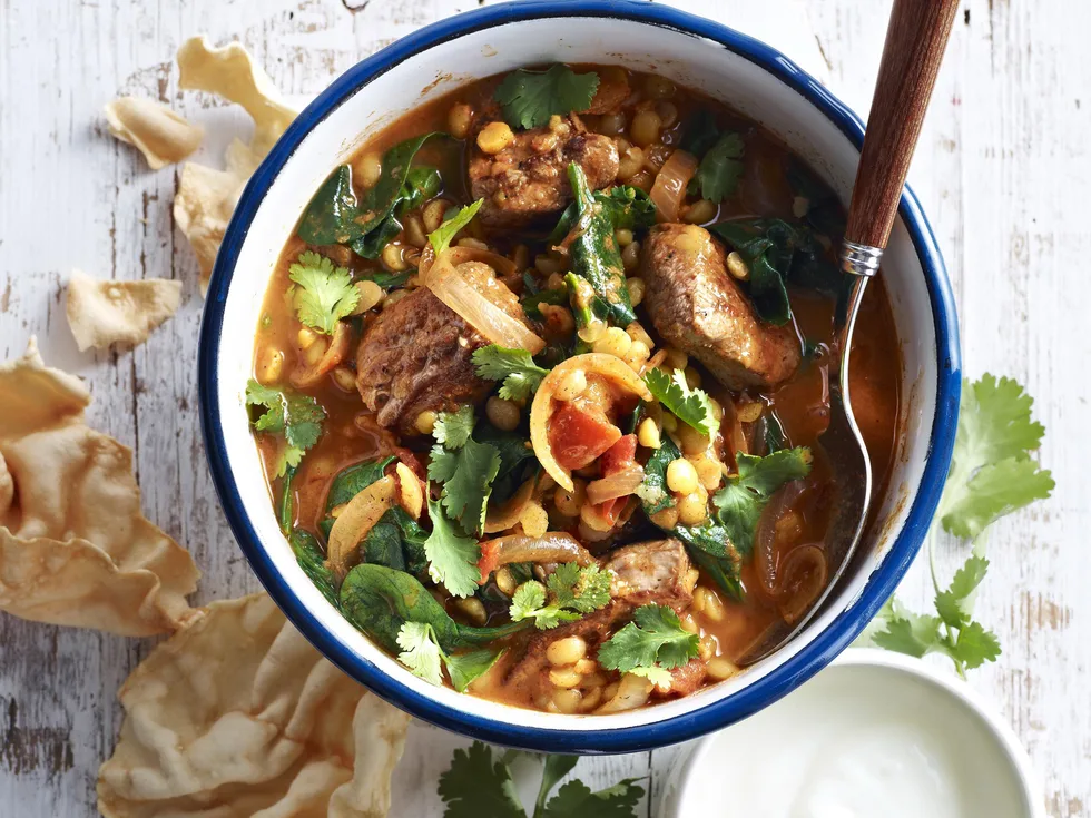lamb and lentil curry