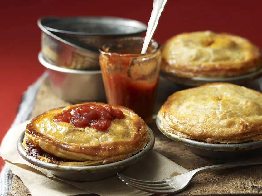 Chunky beef and mushroom pies recipe