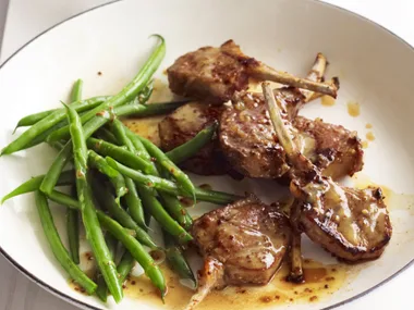 honey mustard lamb cutlets