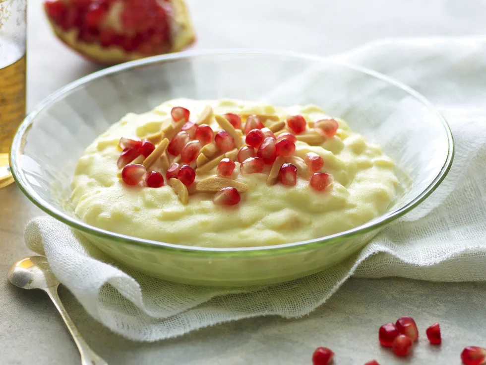 almond rice pudding
