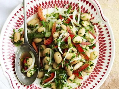 white bean salad