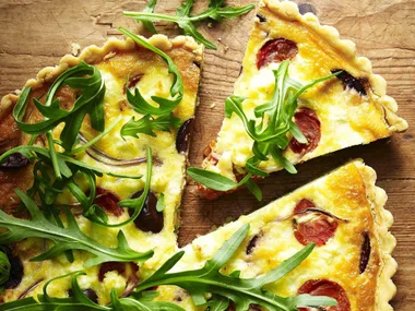 olive and roasted tomato tart