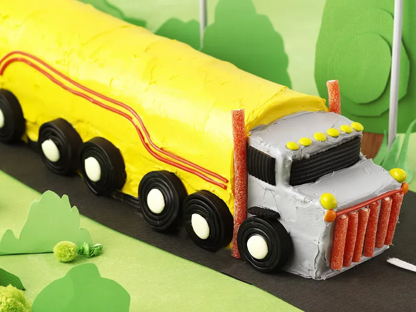 Big rig petrol tanker cake