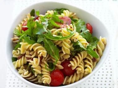 semi-dried tomato tapenade pasta salad