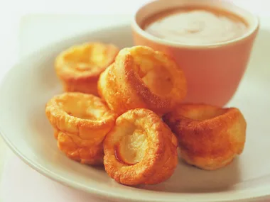 yorkshire puddings with gravy