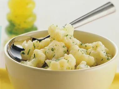 cauliflower with    fresh herb vinaigrette