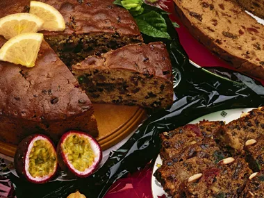 BOILED PASSIONFRUIT AND ORANGE FRUIT CAKE