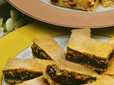 PEANUT AND SULTANA SLICE