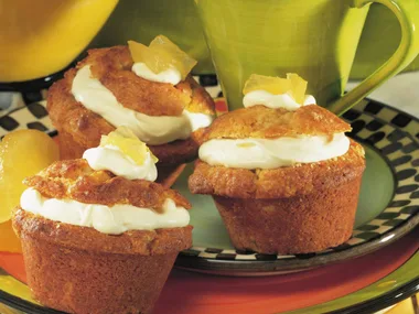 pineapple ginger muffins