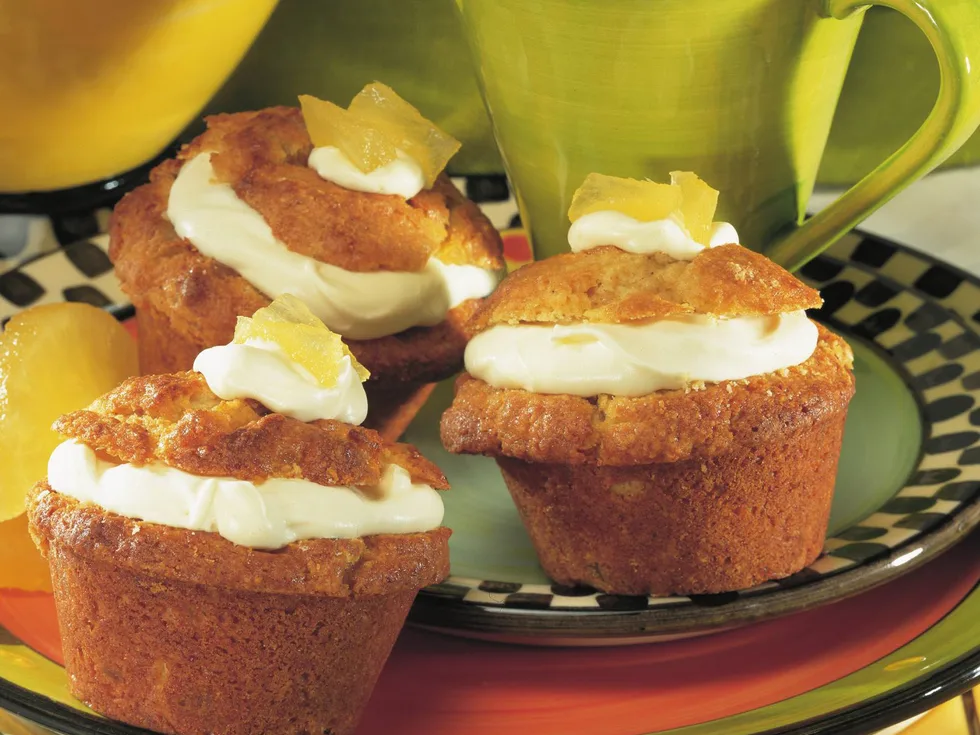 pineapple ginger muffins