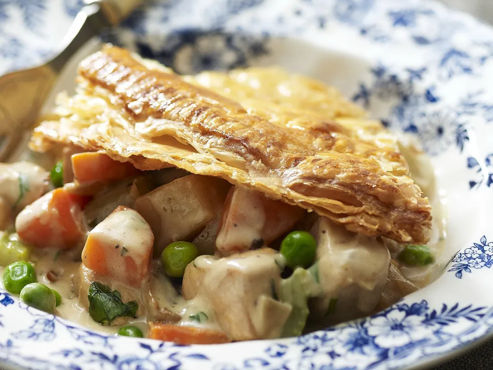 COUNTRY CHICKEN AND VEGETABLE PIE