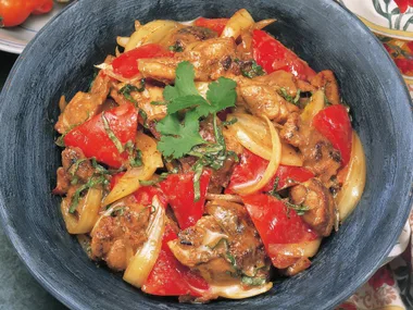 spicy chicken and coconut