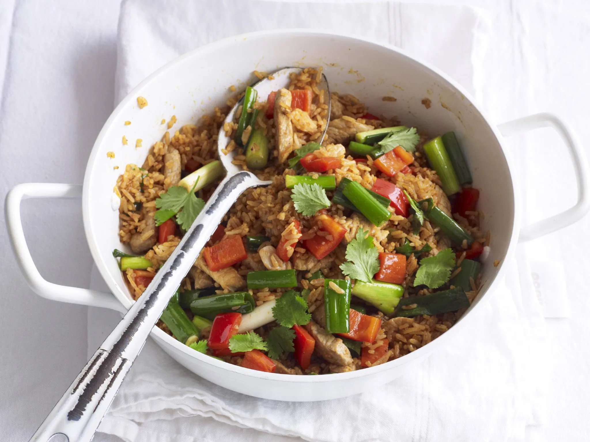 nasi goreng with pork