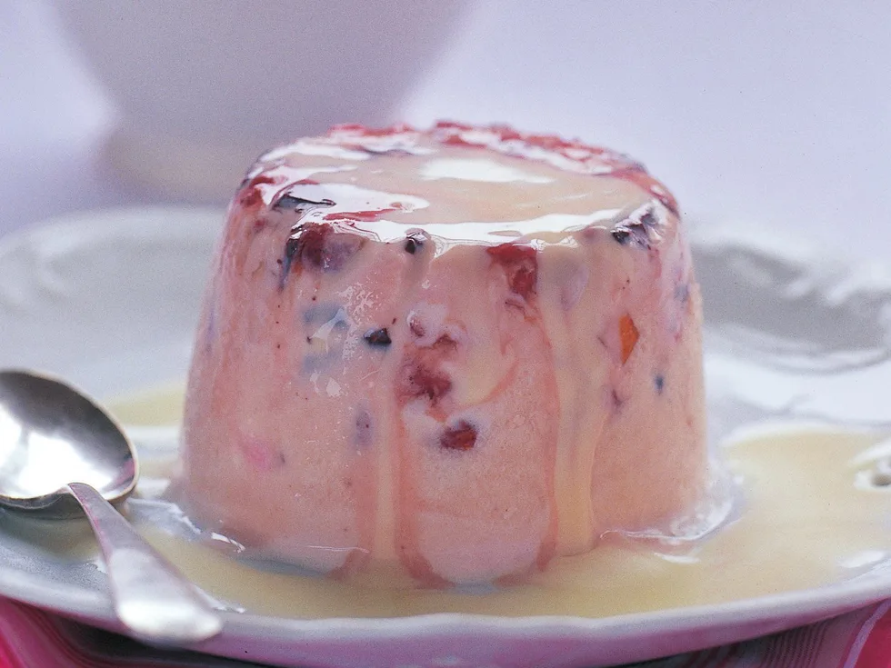 choc-cherry ice-cream timbale