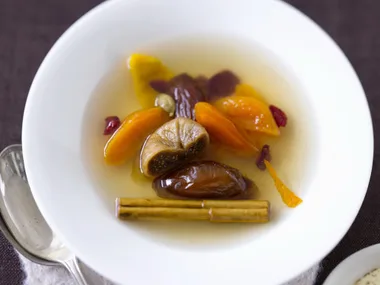 spiced fruit compote