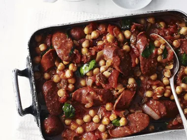 CHORIZO AND CHICKPEA STEW