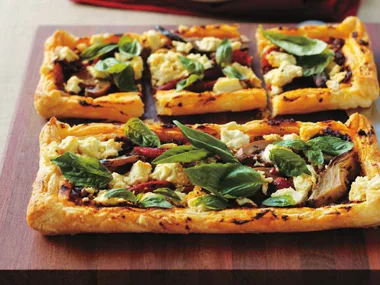 vegetable pesto tartlets