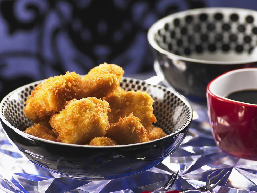 Mini crumbed chicken bites