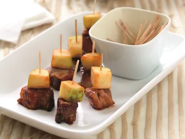 twice-cooked pork with apple