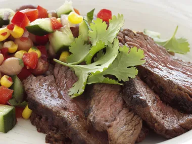 SPICY BEEF AND BEAN SALAD