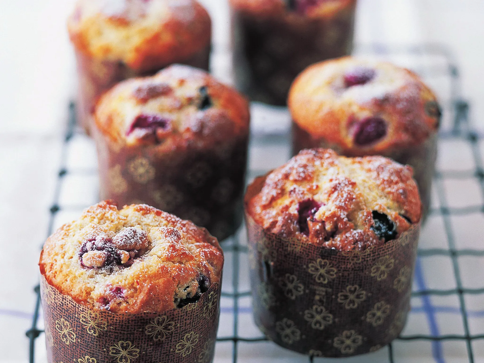 mixed berry muffins