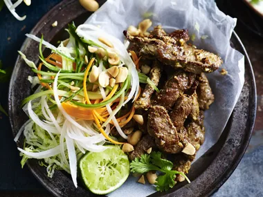MINTED BEEF & RICE NOODLES