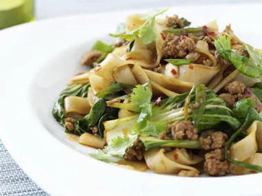 JAPANESE STIR-FRIED PORK AND RICE NOODLES