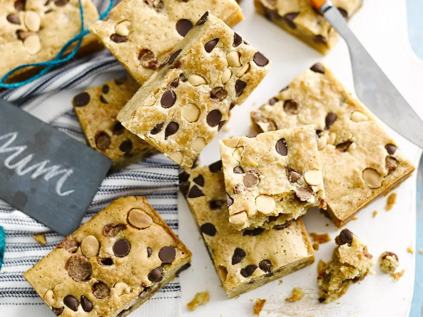 Egg-free butterscotch blondies