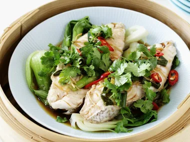 steamed fish with chilli and ginger