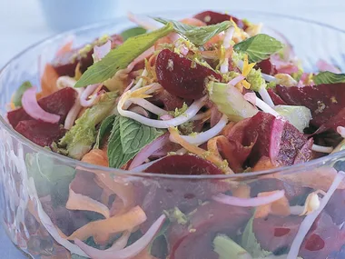Baby beet salad