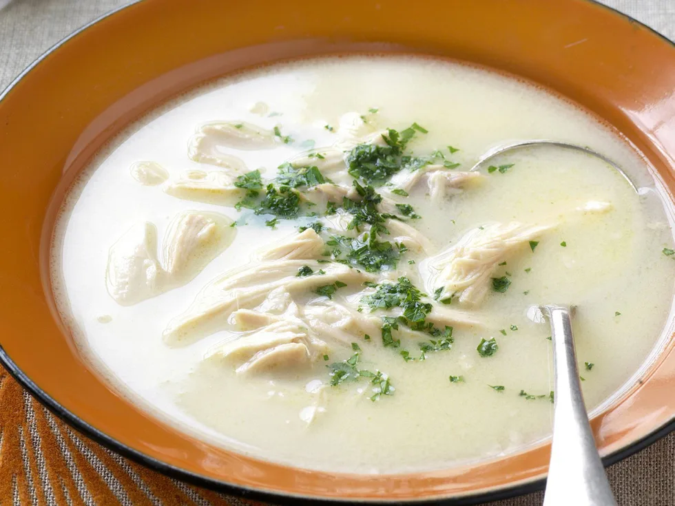 cream of chicken with herb and cheese damper