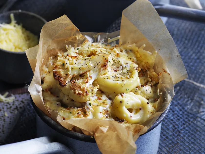 Cauliflower mac'n'cheese