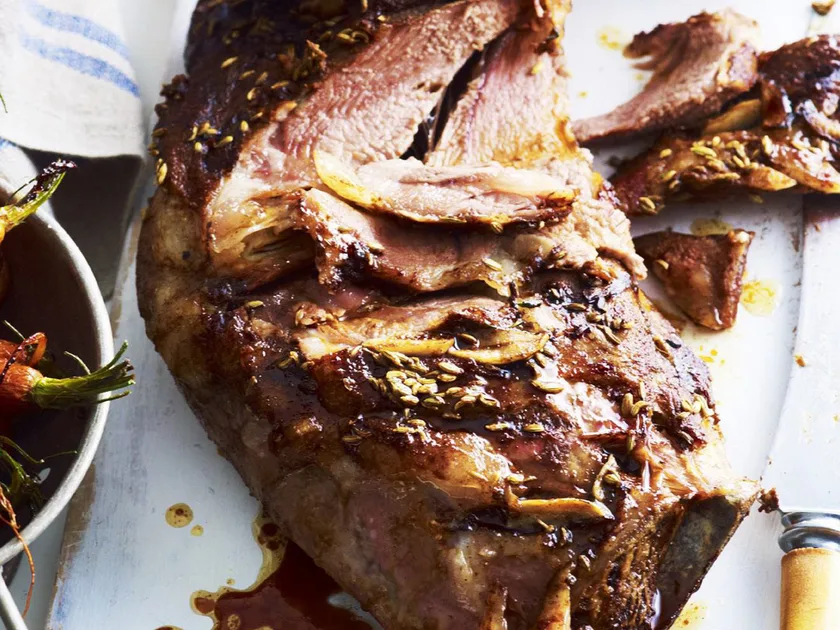 Moroccan spiced lamb shoulder