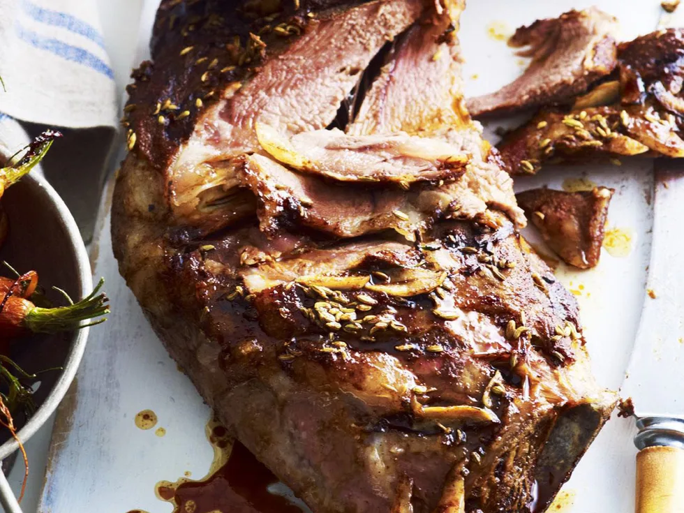 moroccan-spiced lamb shoulder