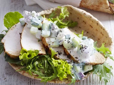 chicken and tikka pitta