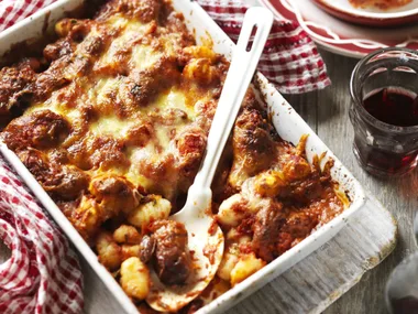 meatball and gnocchi bake