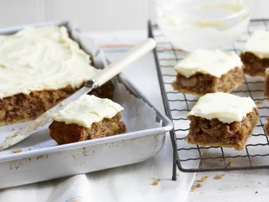 hummingbird squares with cream cheese frosting