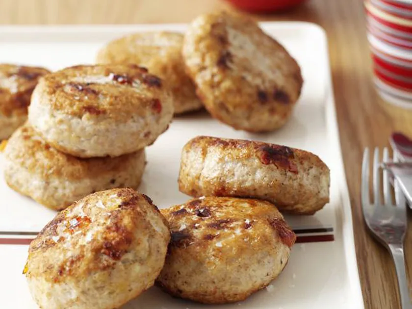 Chicken, tomato and feta rissoles