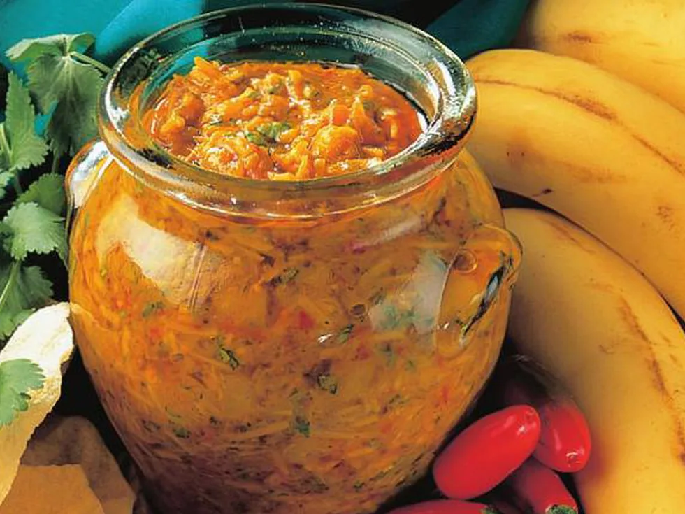 banana andcoconut relish
