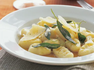 gnocchi with burnt butter and sage