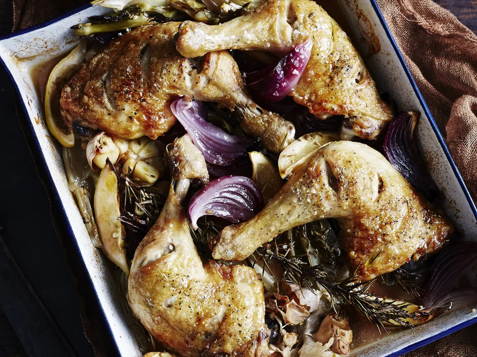 CHICKEN, FENNEL & ONION BRAISE