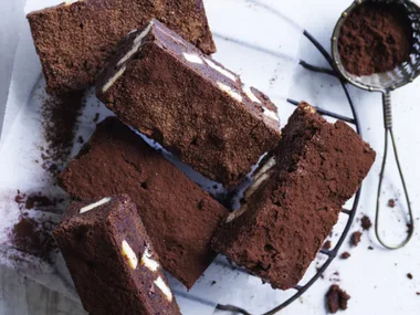 triple chocolate brownies